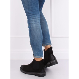 Stivaletti Chelsea neri da donna WY-2842 Black nero 1