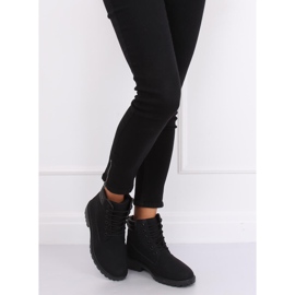 Stivali in legno da donna neri W-3033 Black nero 2