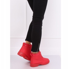 Stivali in legno da donna rossi W-3033 Red rosso 2