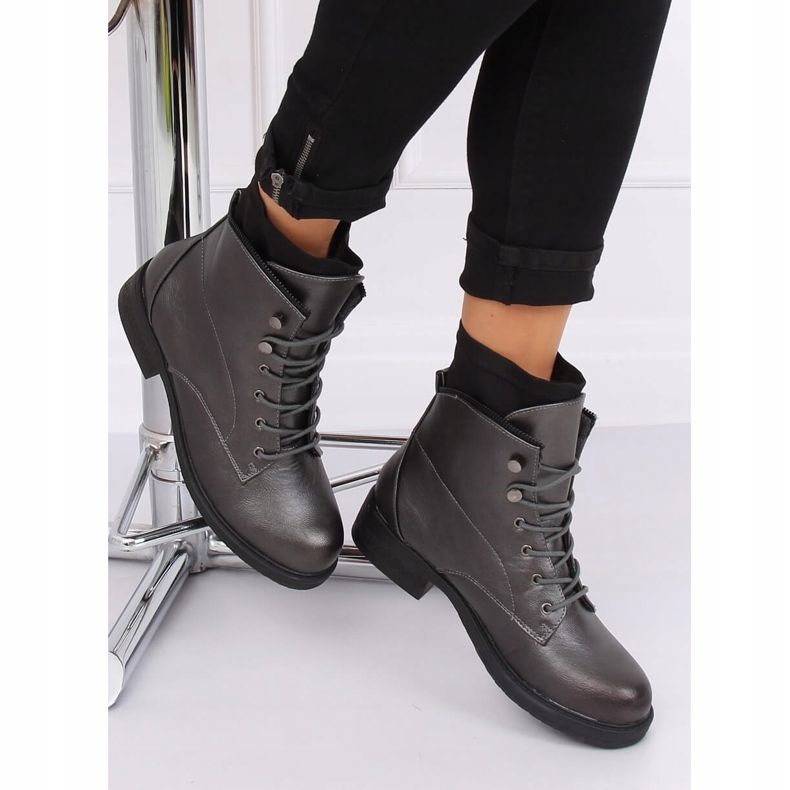 Graphite 100-901B0-1 Stivali in peltro da donna nero 2