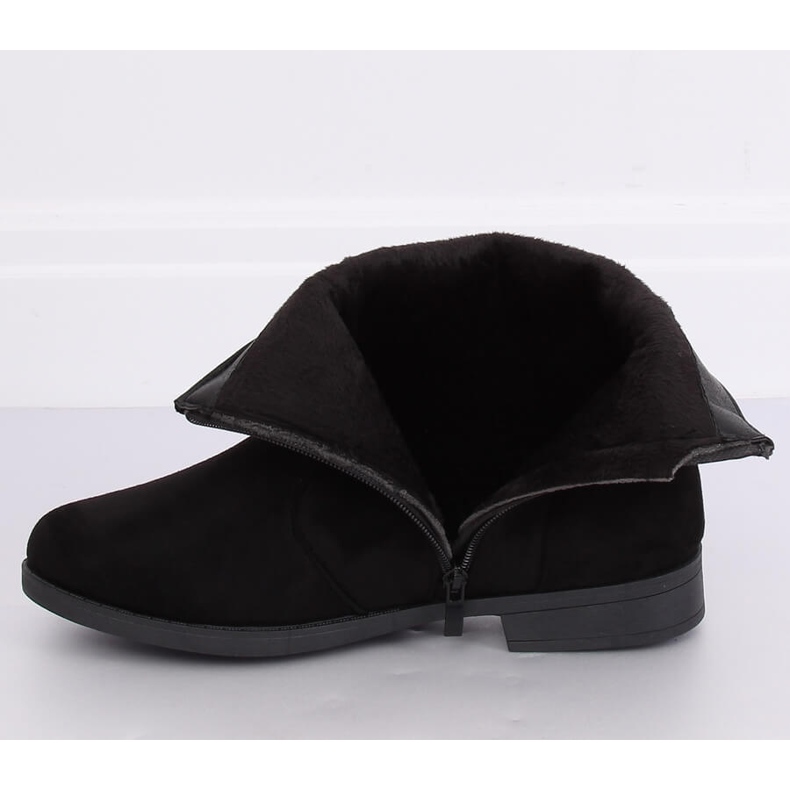 Stivali da donna in camoscio nero MP-53 Black 2