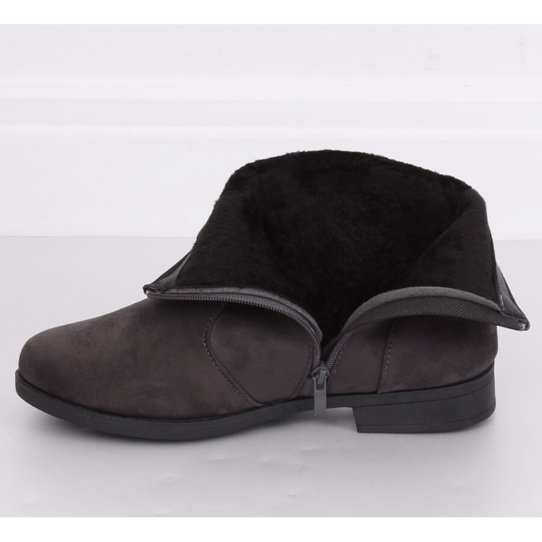Stivali da donna scamosciati grigi MP-53 Grey grigio 1