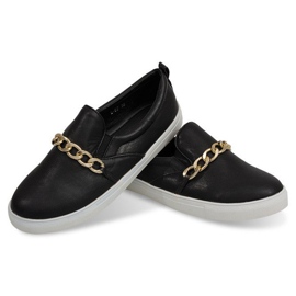 Sneakers Slip On L-57 Nero 1