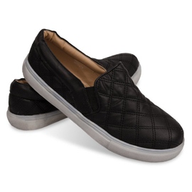 Slip-On trapuntato 9033 Sneakers Slip-On nere nero 1