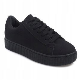 Stivali Creepers Su MB-1 Piattaforma Nera nero 2