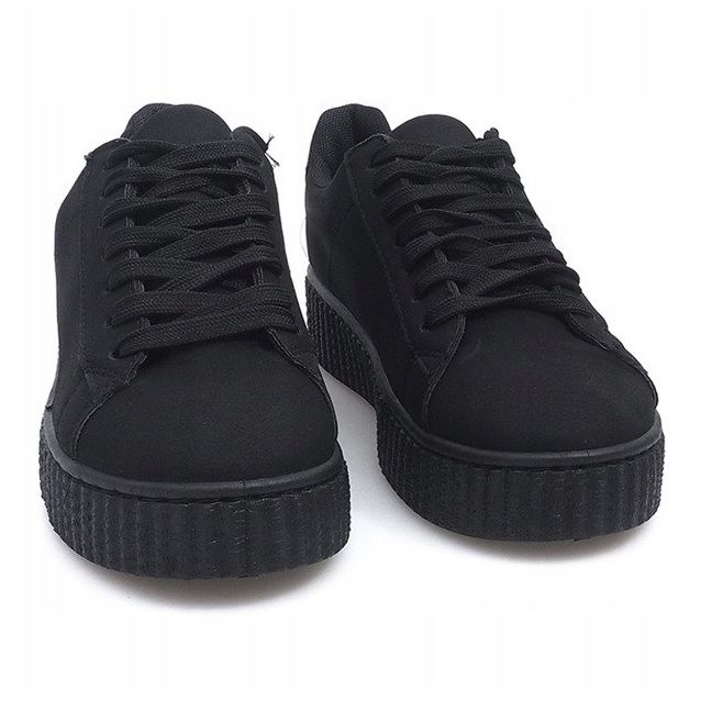 Stivali Creepers Su MB-1 Piattaforma Nera nero 1