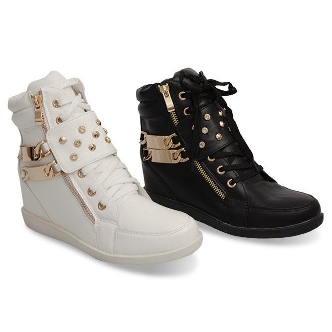 Sneakers Sneakers On Zeppa Stivali Ovye WF100 Bianco 1