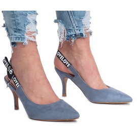 Sandali blu Love Paris 1