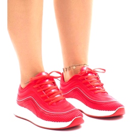Scarpe sportive rosse G-205 rosso 1