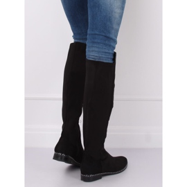 Stivali neri da donna stivali neri H305 Black nero 1