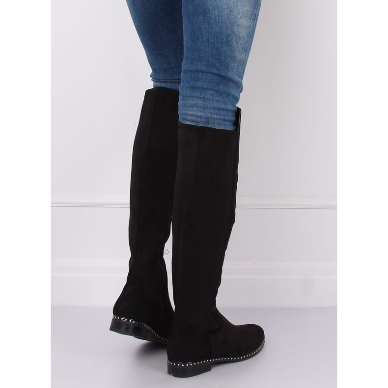 Stivali neri da donna stivali neri H305 Black nero 1