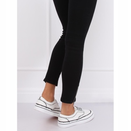 Sneakers da donna bianche BS103 White bianca 2