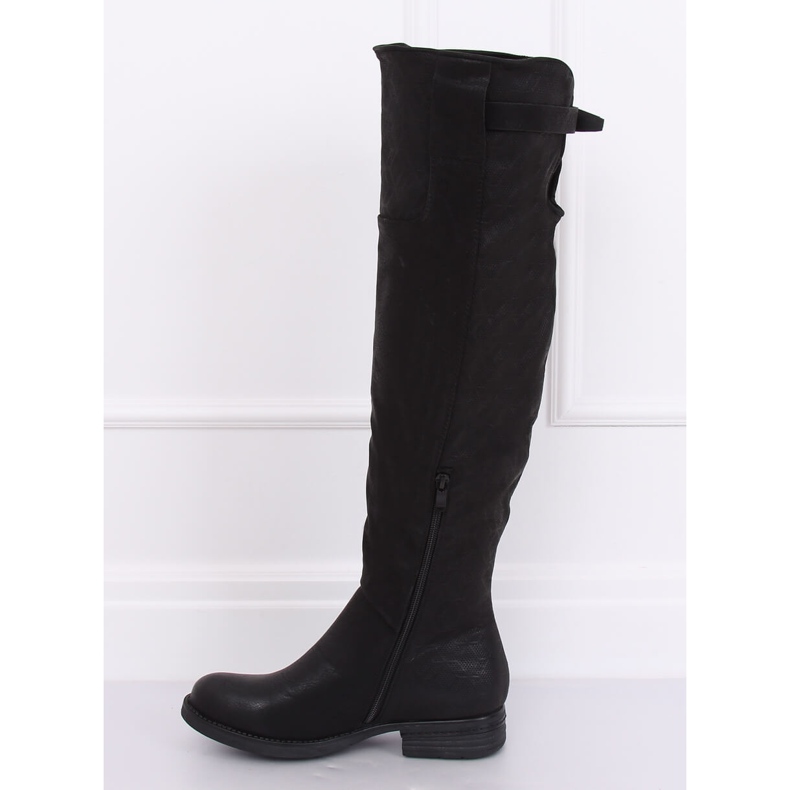 Stivali da moschettiere neri F2075 Black nero 1