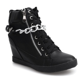 Stivali Sneakers On Wedge 8089 Nero 1