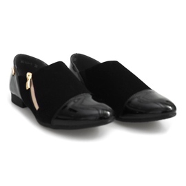 Scarpe Classiche Con Cerniera MS164 Nere nero 1