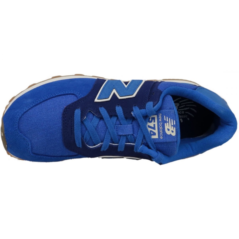 Scarpe New Balance W KL574ESG blu navy 2