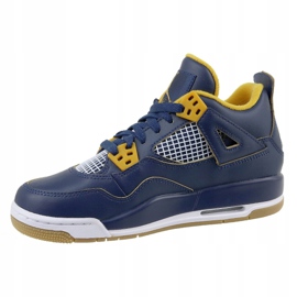 Nike Jordan 4 Retro Bg Jr 408452-425 blu navy 1