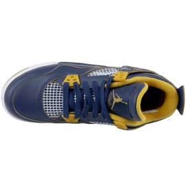 Nike Jordan 4 Retro Bg Jr 408452-425 blu navy 2