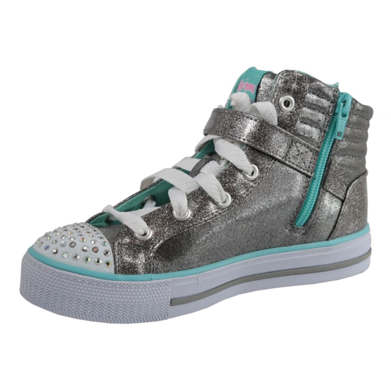 Scarpe Skechers Shuffles Jr 10712L-GUTQ grigio 1