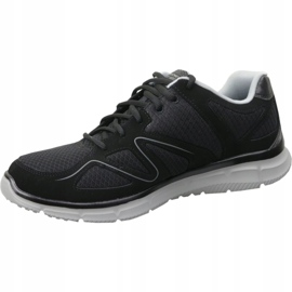 Skechers Satisfaction M 58350-BKGY Scarpe nero 1
