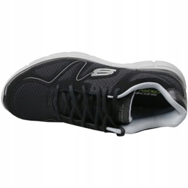 Skechers Satisfaction M 58350-BKGY Scarpe nero 2