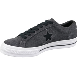 Converse One Star M 163247C scarpe grigie grigio 1
