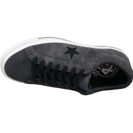 Converse One Star M 163247C scarpe grigie grigio 2