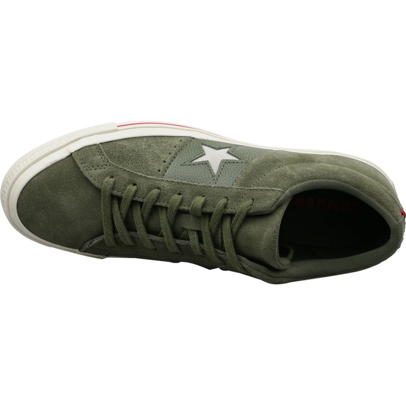 Converse One Star 163198C scarpe verde 2