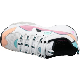 Scarpe Skechers D'Lites 3.0 Zenway W 12955-WPKB bianca multicolore 2