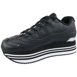 Piattaforma ad alta energia Skechers Highrise W 73937-BLK nero 1