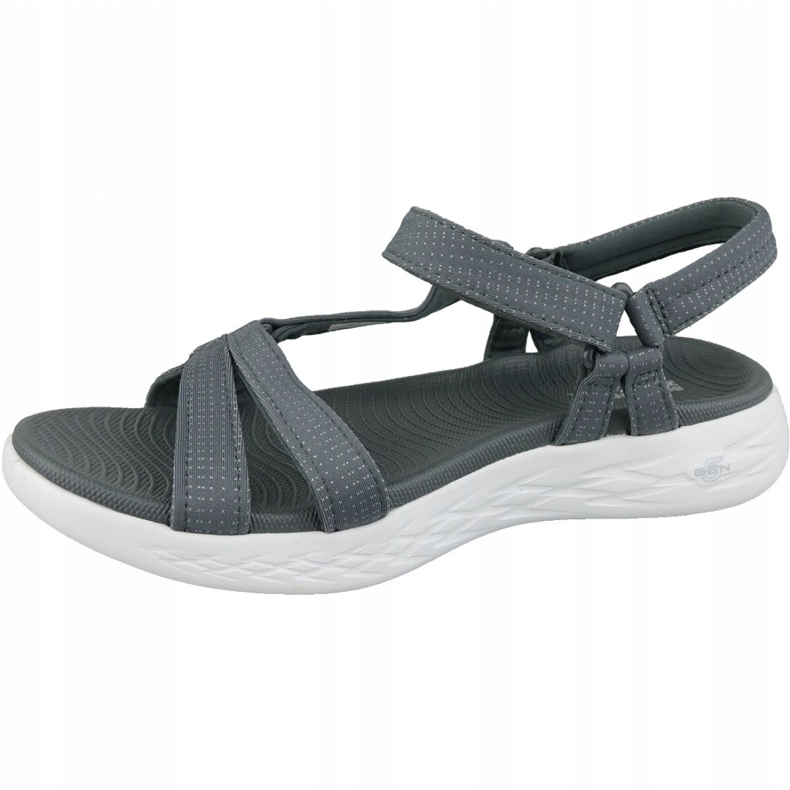 Skechers On The Go 600 15316-CHAR sandali grigi grigio 1