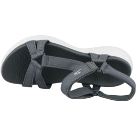 Skechers On The Go 600 15316-CHAR sandali grigi grigio 2