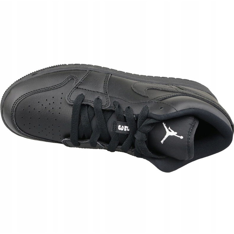 Nike Jordan Air 1 Low Bg M 553560-006 nero scarpe 2