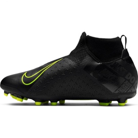 Nike Phantom Vsn Academy Df FG / MG Jr AO3287-007 scarpe da calcio nero nero 1