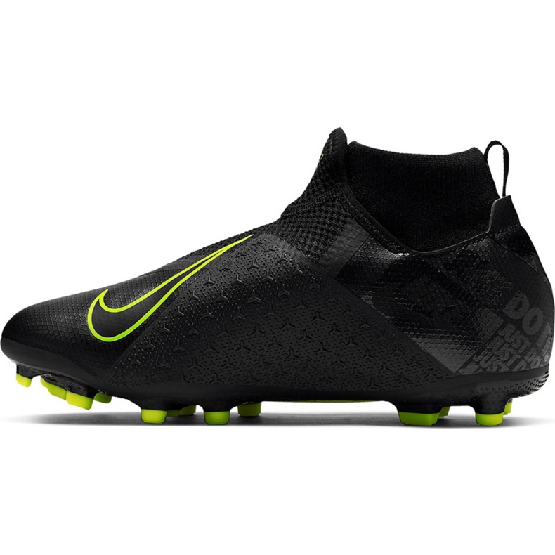 Nike Phantom Vsn Academy Df FG / MG Jr AO3287-007 scarpe da calcio nero nero 1