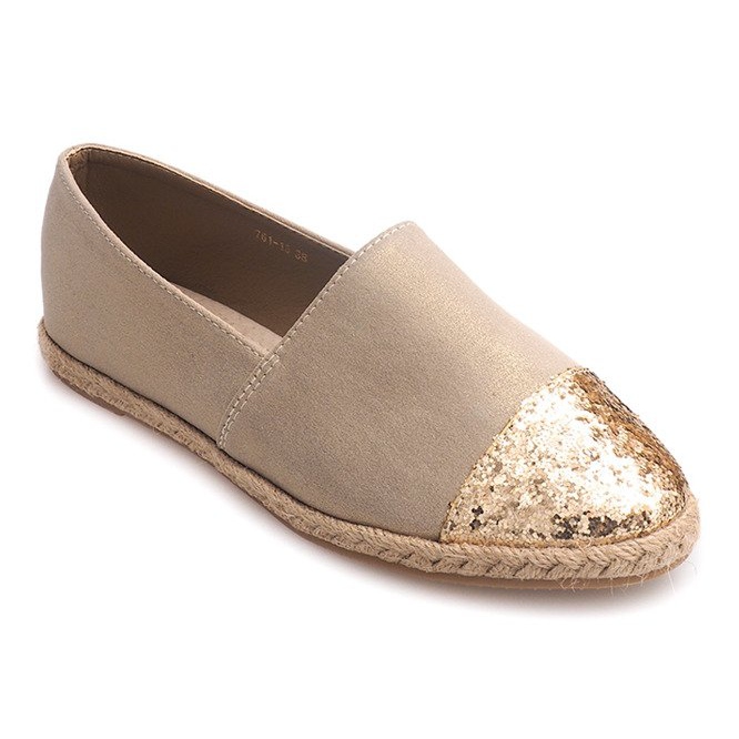 Espadrillas di lino 761-1 Scarpe da ginnastica cachi multicolore verde 1