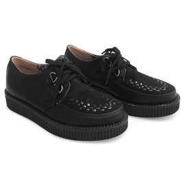 Stivali Creepers On Platform 061ss Nero 1