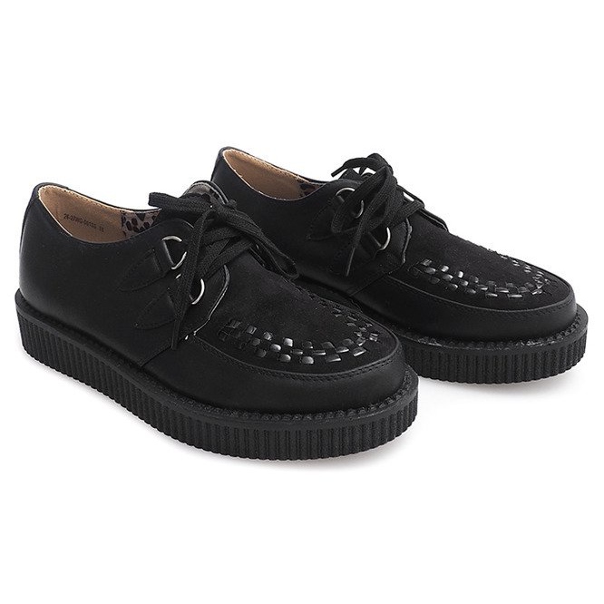 Stivali Creepers On Platform 061ss Nero 1