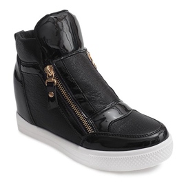 Sneakers con zeppa VT-69 Nere nero 1
