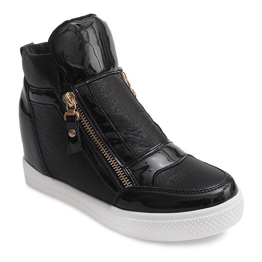 Sneakers con zeppa VT-69 Nere nero 1