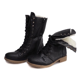 Stivali caldi Jodhpur Fur 1053 Nero 1