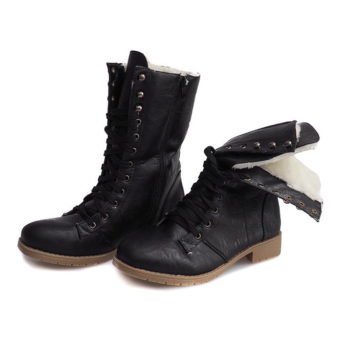 Stivali caldi Jodhpur Fur 1053 Nero 1