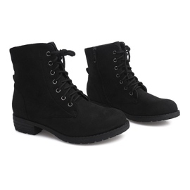 Stivaletti in pelle scamosciata Jodhpur B768 NERO 1