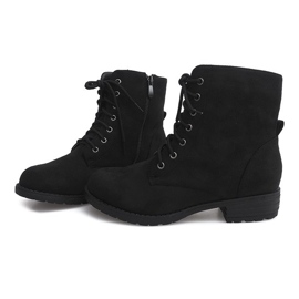 Stivaletti in pelle scamosciata Jodhpur B768 NERO 2