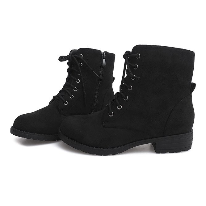 Stivaletti in pelle scamosciata Jodhpur B768 NERO 2