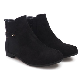 Stivali Scamosciati Con Elastico 3670 Nero 1