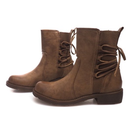 Stivali Alti 55435 Cachi multicolore verde 1