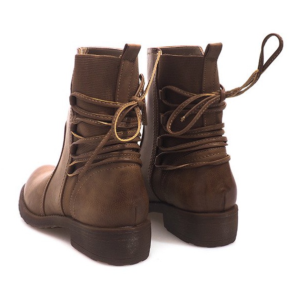 Stivali Alti 55435 Cachi multicolore verde 2