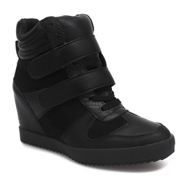 Sneakers con zeppa LB239 Nere nero 5