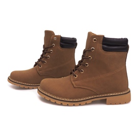 Stivali in legno R-8 Camel marrone 1